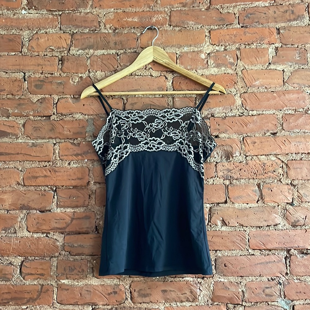 Y2K lingerie inspired tank top